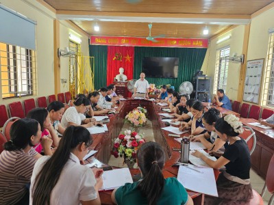 Lễ đón nhận Đảng viên chính thức, chi Bộ lấy ý kiến và bầu Đại biểu dự đại hội